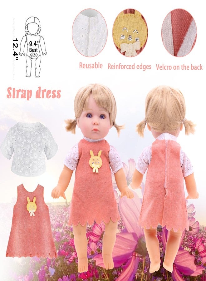 MLcnleS Baby Clothes for Girls Doll Fit 12 13 14 15 inch (12inch Baby Doll Clothes) - Image 3